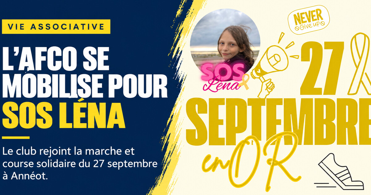 L’AFCO se mobilise pour SOS Léna