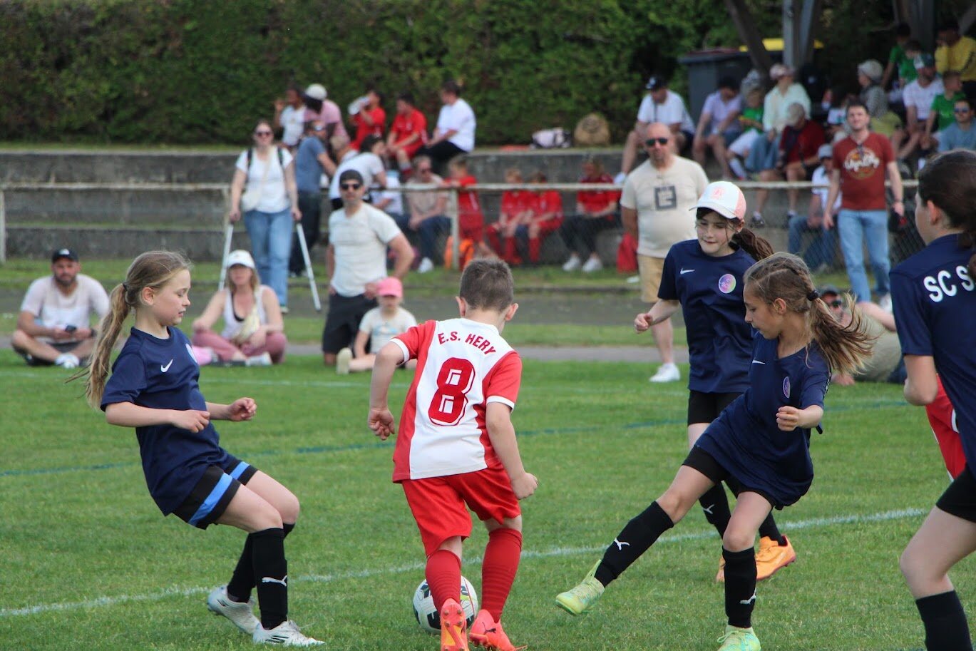 Match de football de jeunes à Avallon